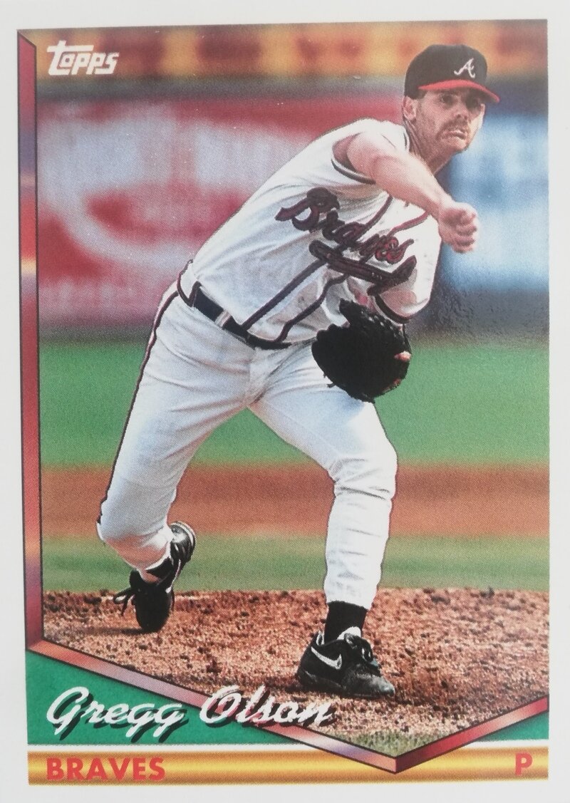 1994 Topps #118T Gregg Olson