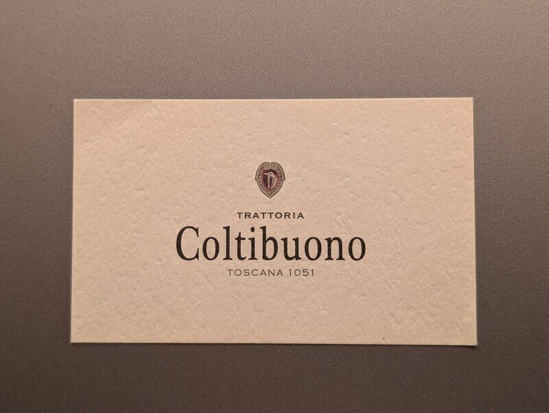 TRATTORIA　Coltibuono　東京