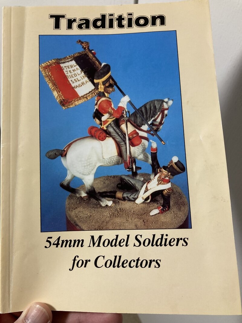 「メタルフィギュア店 TRADITION of London 54mmフィギュアカタログ…54mm Model Soldiers for Collectors」（同店刊行）