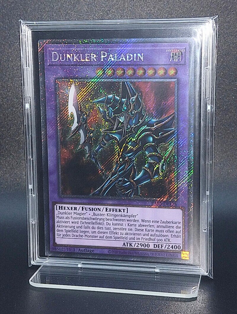 〈ドイツ版〉「DUNKLER PALADIN」 RA03-DE126　プラチナムシークレットレア