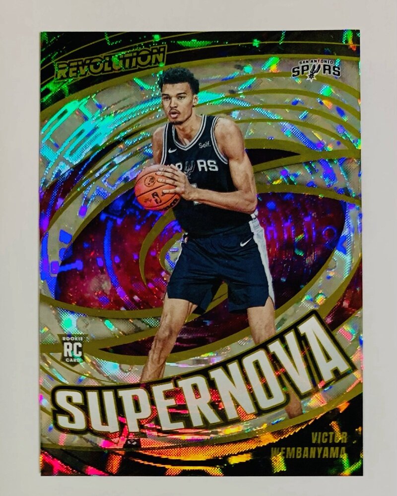 2023-24 Panini Revolution Basketball Supernova Fractal 6 Victor Wembanyama, San Antonio Spurs
