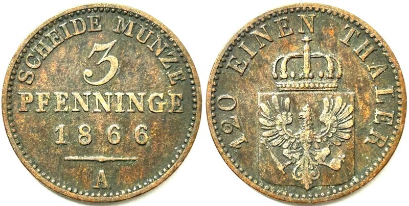ドイツ 2 pfennig