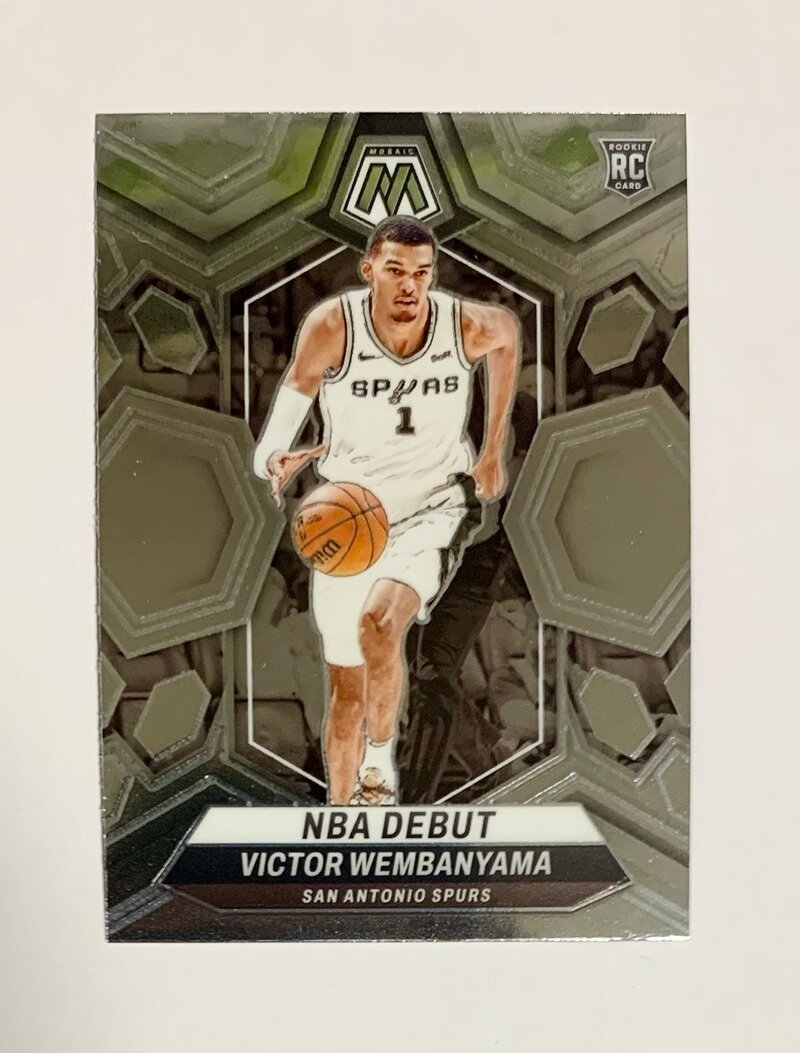 2023-24 Panini Mosaic Basketball Base NBA Debut 257 Victor Wembanyama - San Antonio Spurs