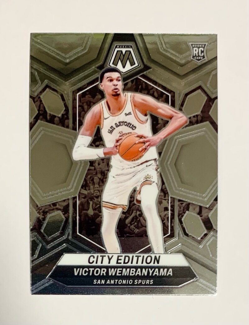 2023-24 Panini Mosaic Basketball Base City Edition 282 Victor Wembanyama - San Antonio Spurs