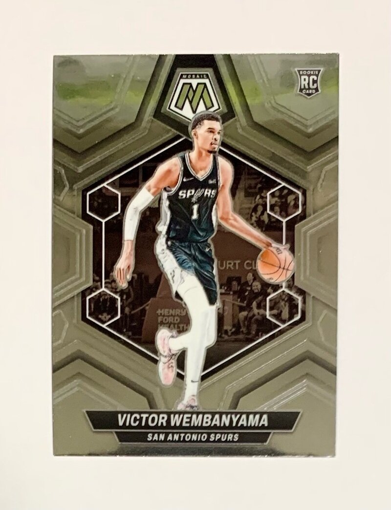 2023-24 Panini Mosaic Basketball Base Rookies 238 Victor Wembanyama - San Antonio Spurs