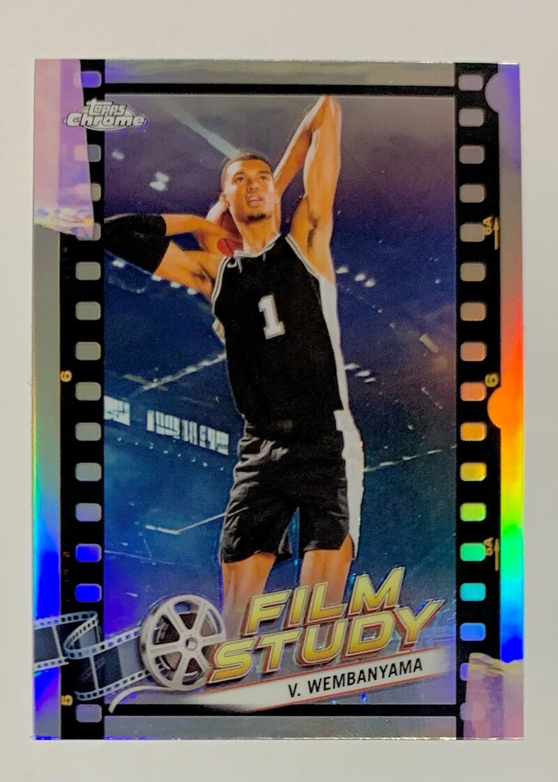 2023-24 TOPPS CHROME BASKETBALL FILMSTADY VICTOR WEMBANYAMA