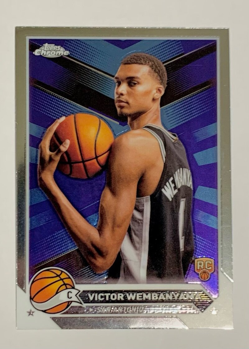 2023-24 TOPPS CHROME BASKETBALL BASE VICTOR WEMBANYAMA