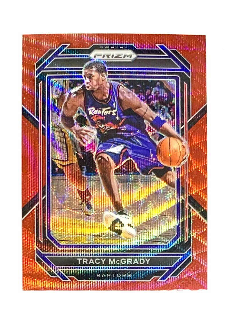 2022-23 Panini Prizm Basketball Base Red wave Prizms 280 Tracy McGrady, Toronto Raptors