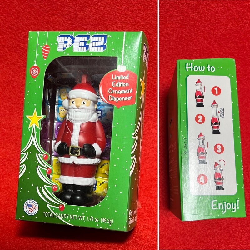 PEZ /クリスマスオーナメント・サンタクロースフルボディペッツ(2021)