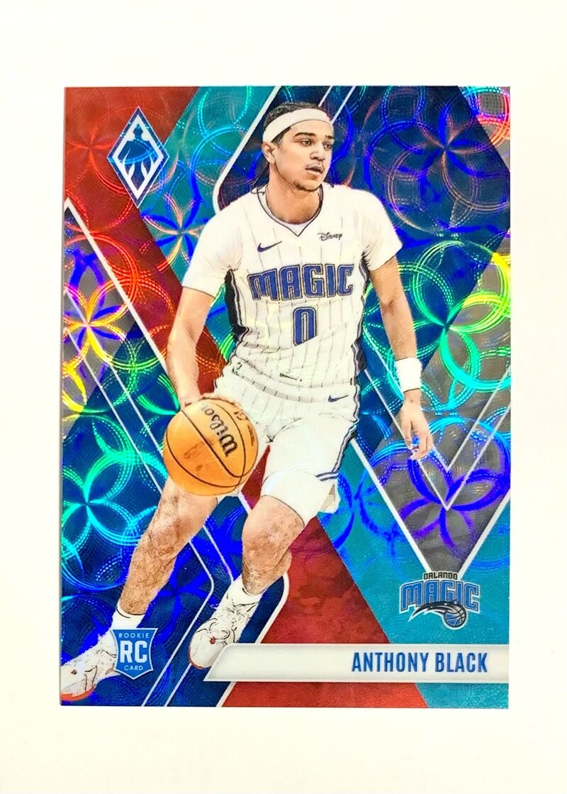 2023-24 Panini Phoenix Basketball International Fire & Ice /25 278 Anthony Black - Orlando Magic RC