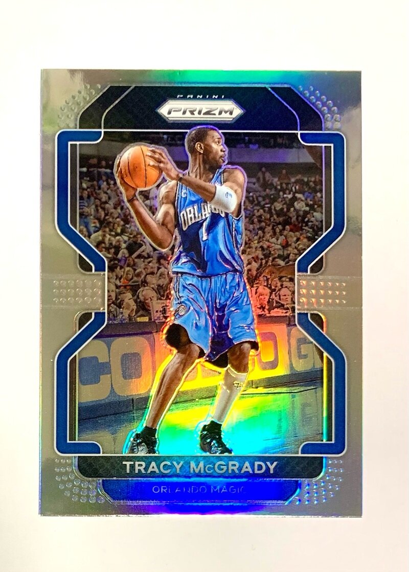 2021-22 Panini Prizm Basketball Base Silver Tracy McGrady, Orlando Magic